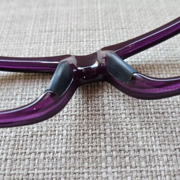 Bolle Men Eyeglasses/Sunglasses Frame Black/Purple Tone Wrap Glasses Frame Italy - Picture 8 of 13